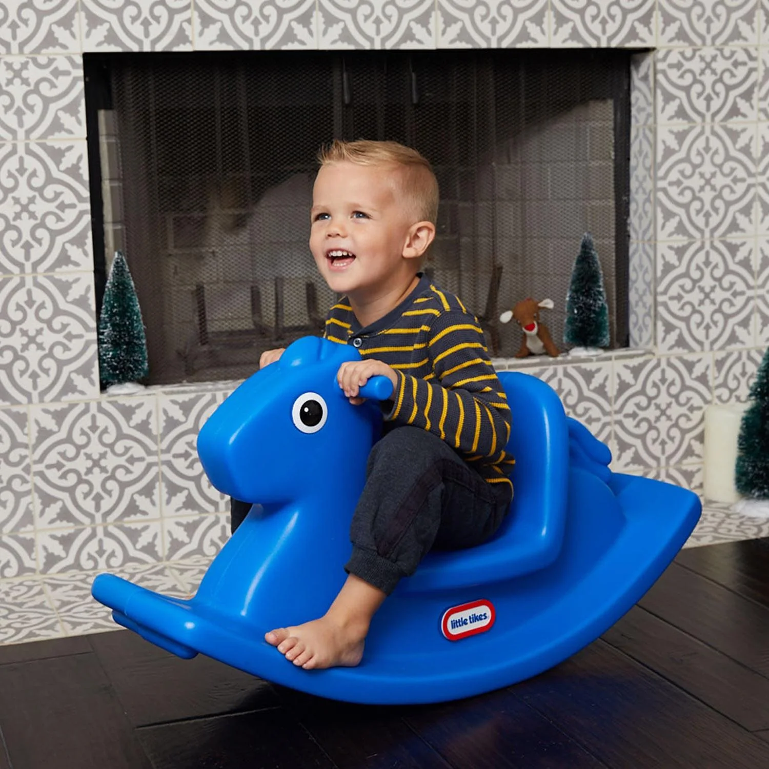 Little Tikes Primary Blue – Rocking Horse - Image 3
