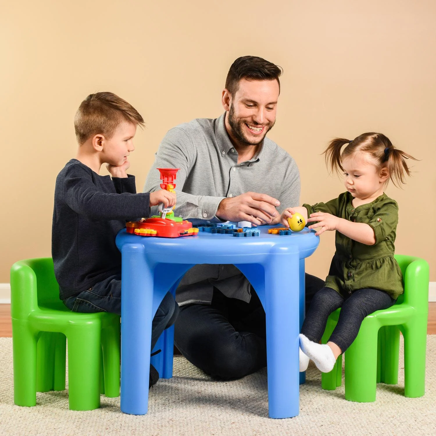 Little Tikes Bright 'n Bold Table & Chairs Set - Image 3