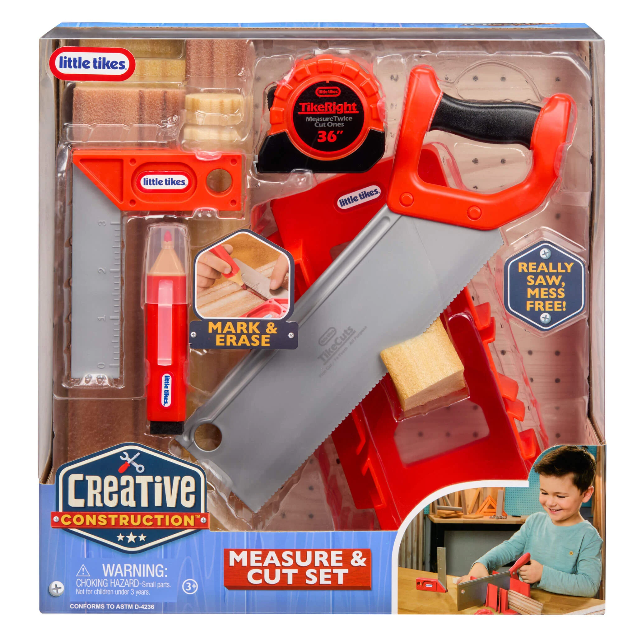 Little Tikes Creative Construction Measure and Cut Set - Image 6