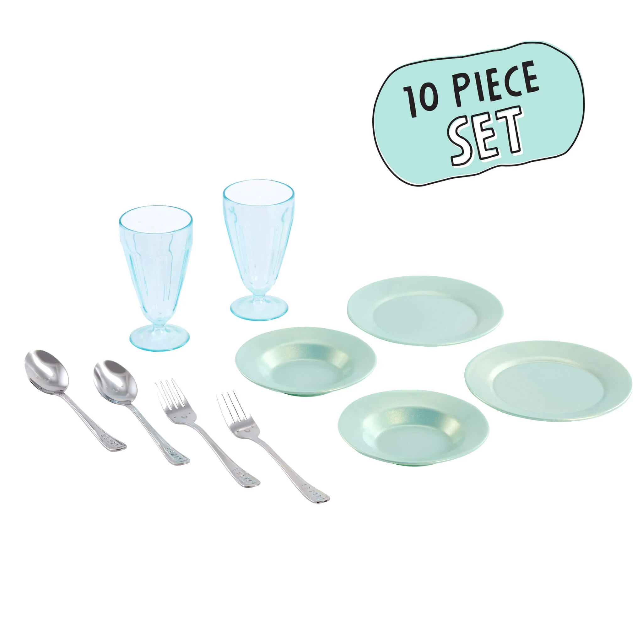 Little Tikes Sea Foam – Sweet Spaces Dishware Set - Image 3