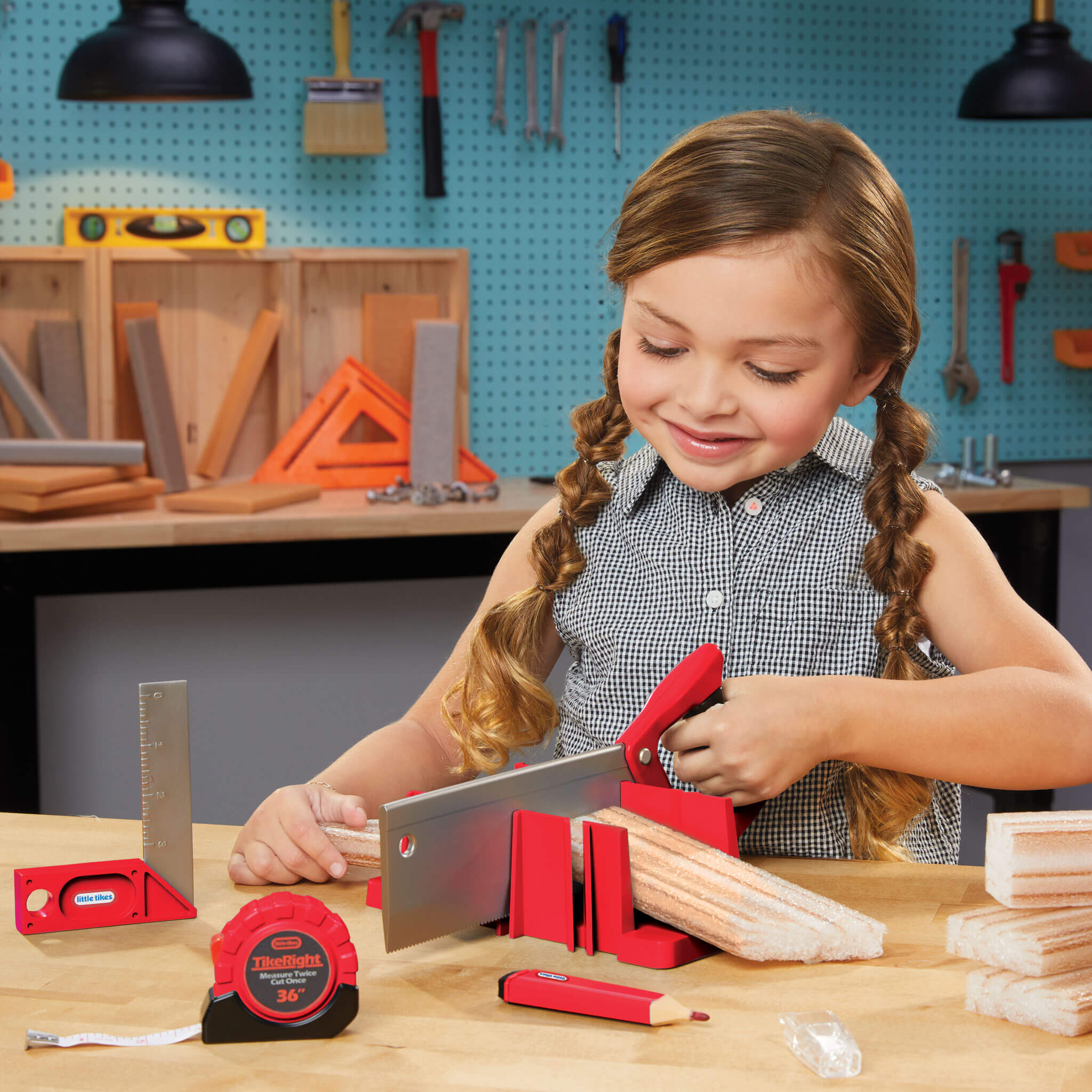 Little Tikes Creative Construction Measure and Cut Set - Image 4