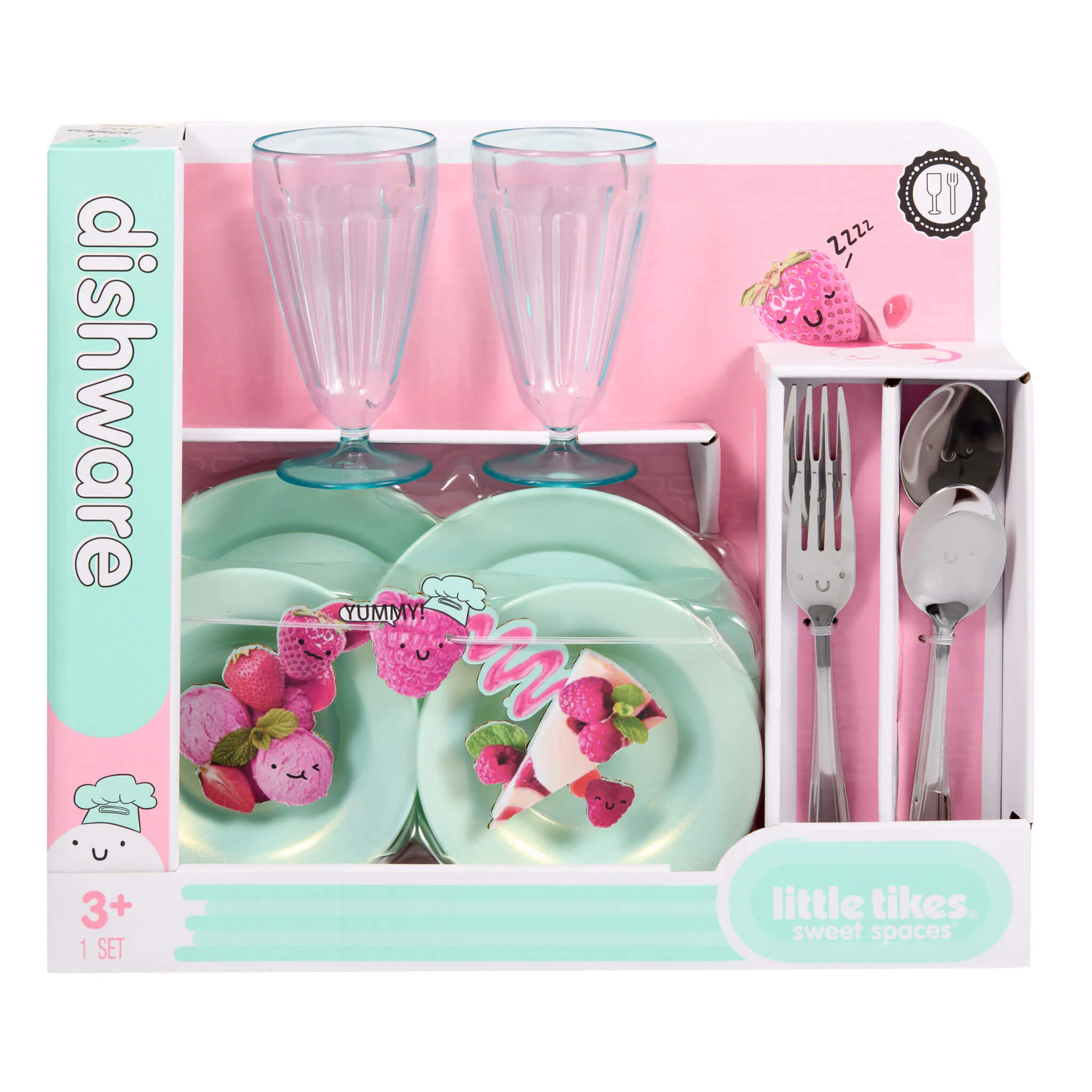 Little Tikes Sea Foam – Sweet Spaces Dishware Set - Image 6