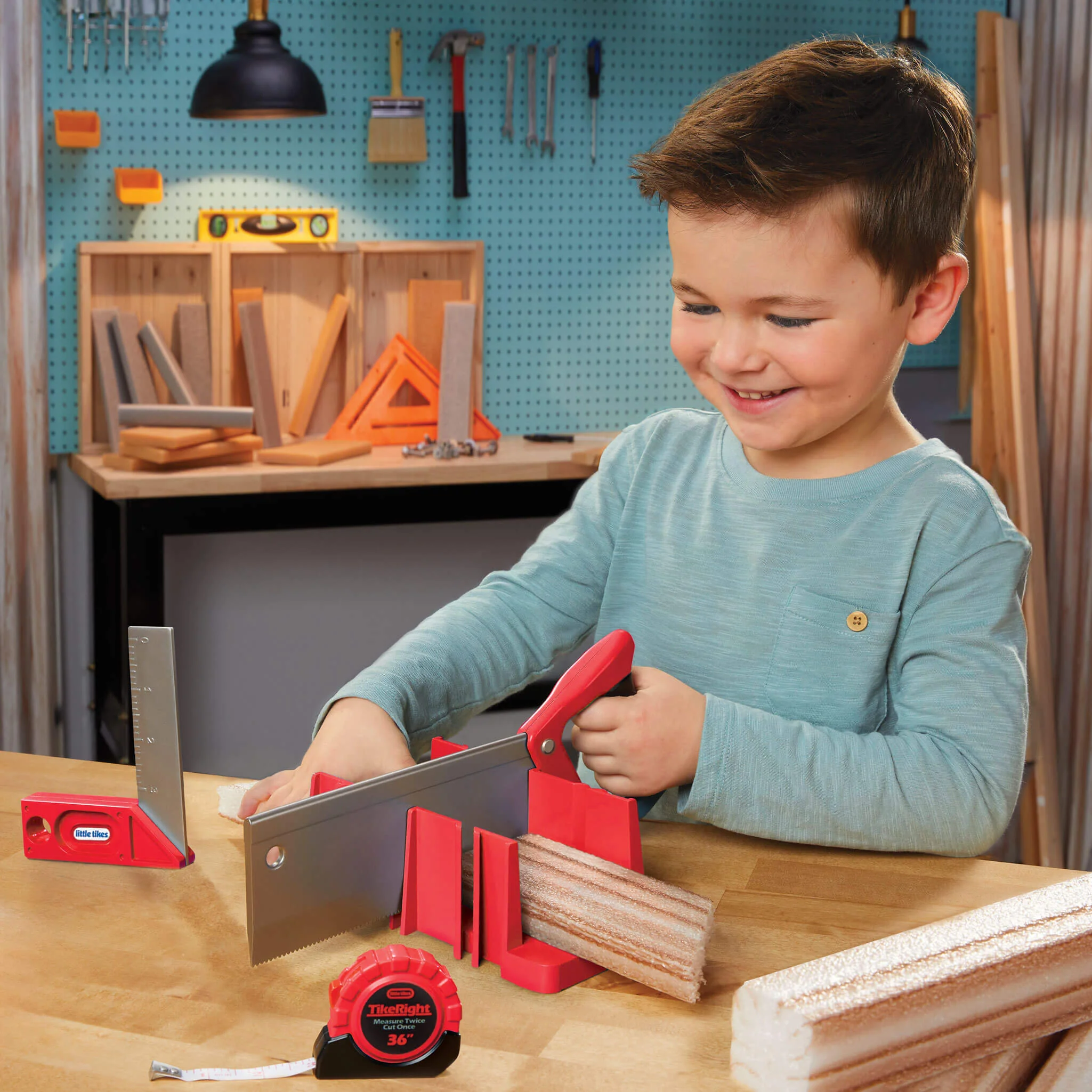 Little Tikes Creative Construction Measure and Cut Set - Image 2