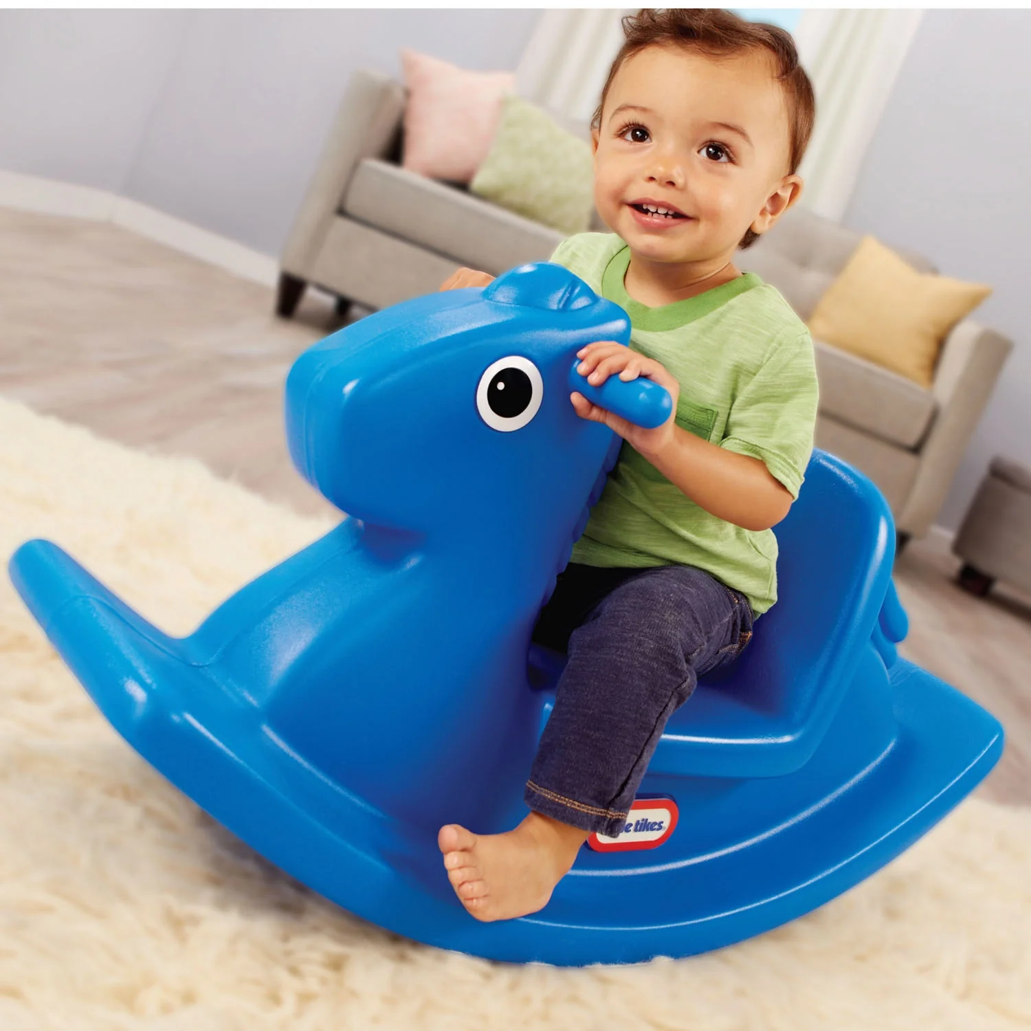 Little Tikes Primary Blue – Rocking Horse - Image 2