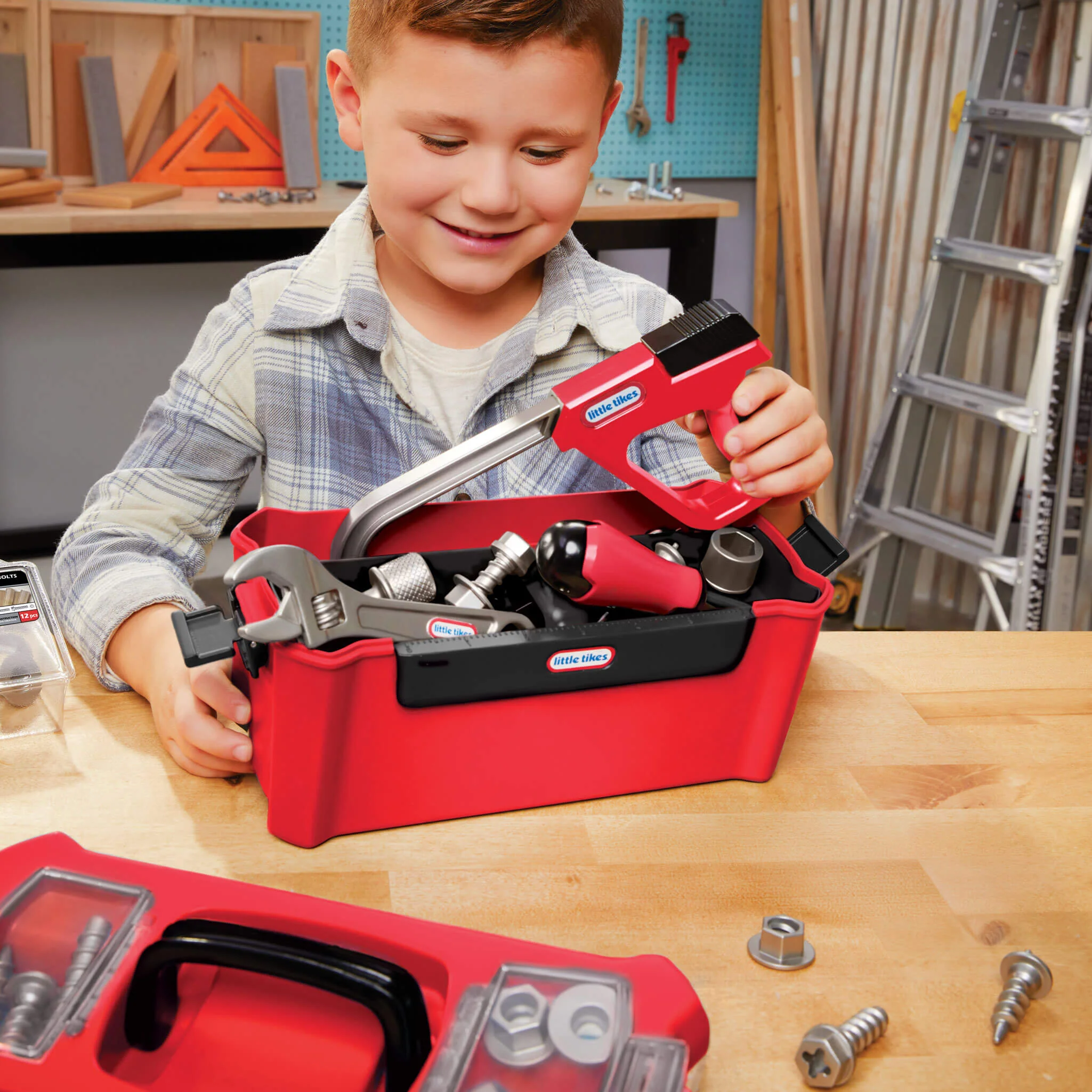 Little Tikes Creative Construction Tool Box Set - Image 2
