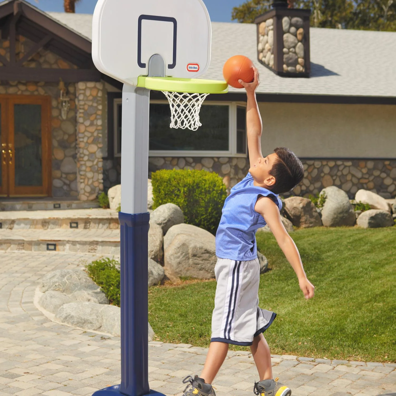 Little Tikes Adjust 'n Jam Pro Basketball Set - Image 3
